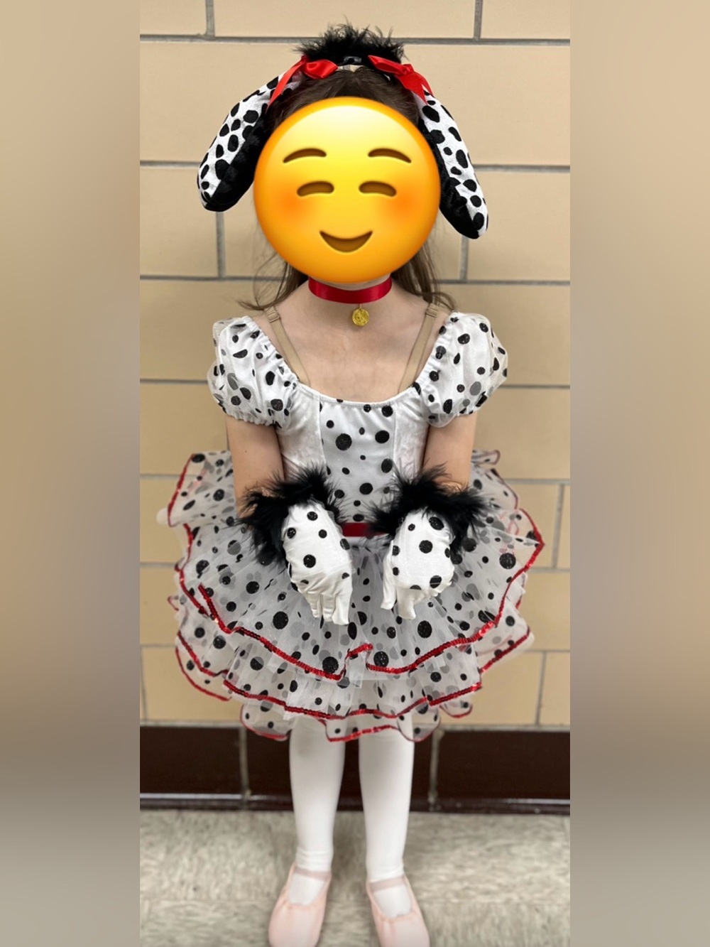 Revolution Dance - Puppy Love - Girls Dalmatian Tutu Costume in White and Black